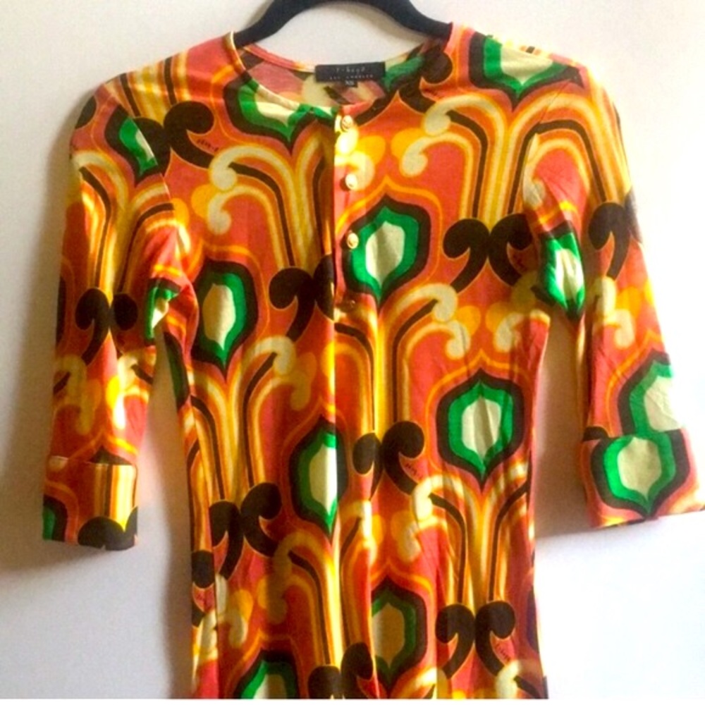 T-Bags LA Colorful Tee Dress